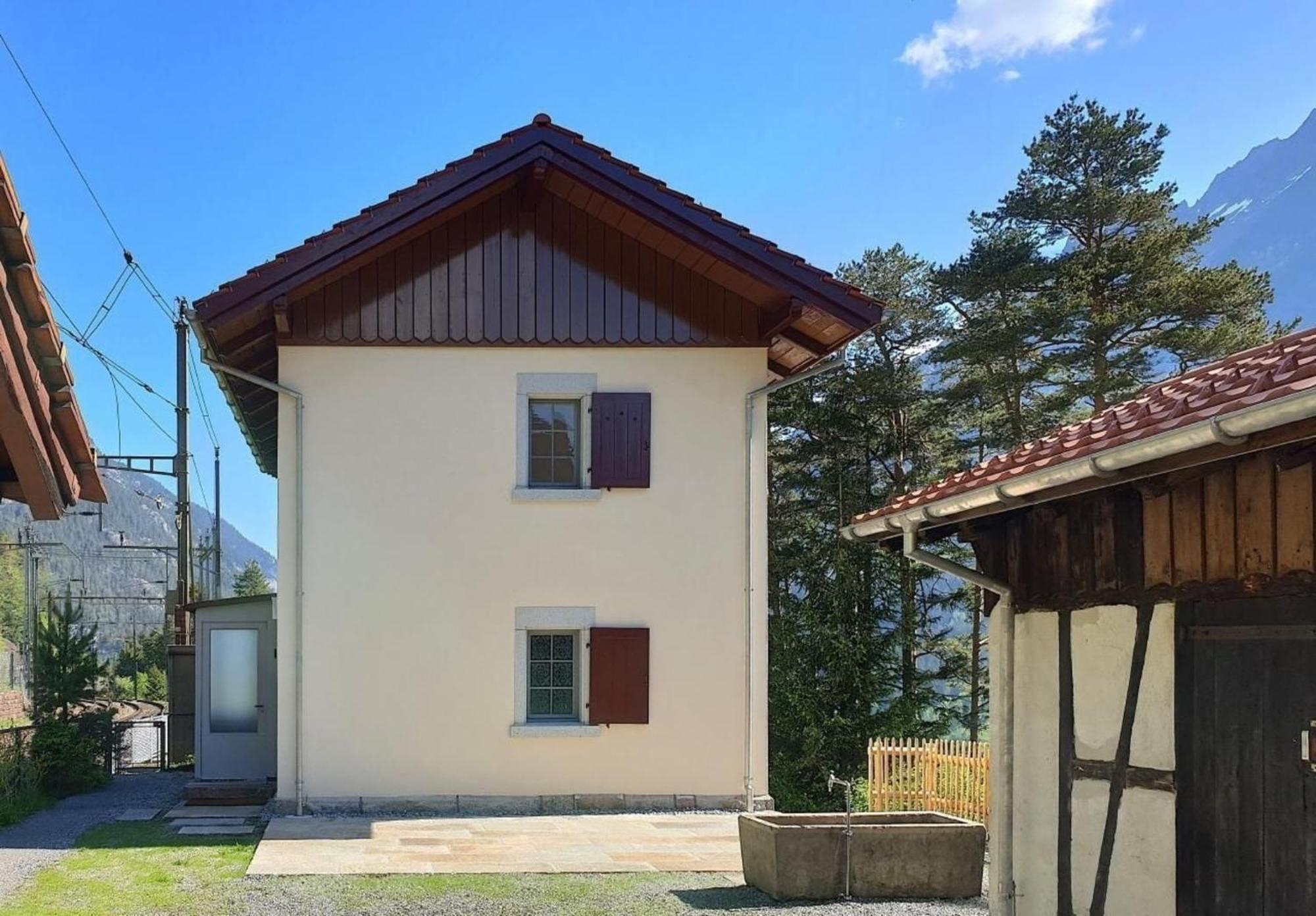 Bahnwaerterhaus Eggwald Βίλα Wassen Εξωτερικό φωτογραφία